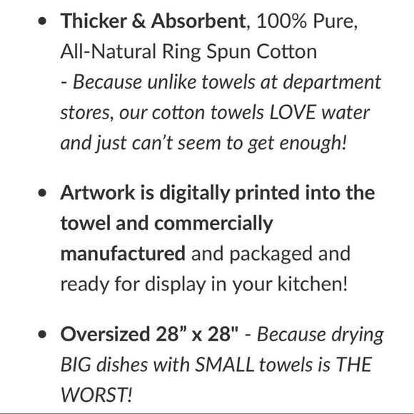 Kitchen Dish Towels    - Picture 4 of 5